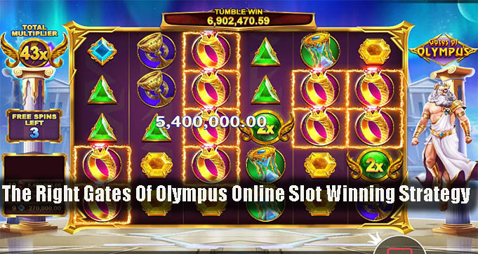 The Right Gates Of Olympus Online Slot Winning Strategy