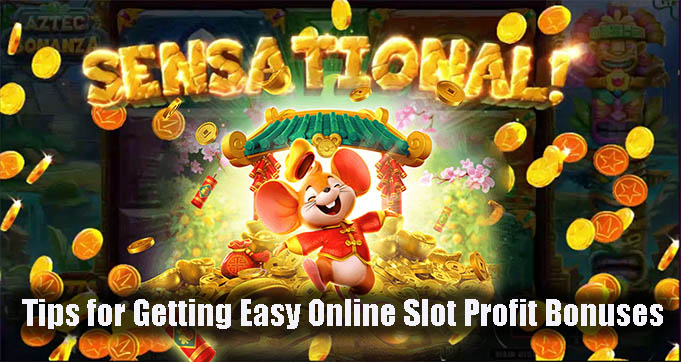 Tips for Getting Easy Online Slot Profit Bonuses